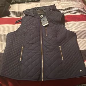 Crown & ivy - navy vest